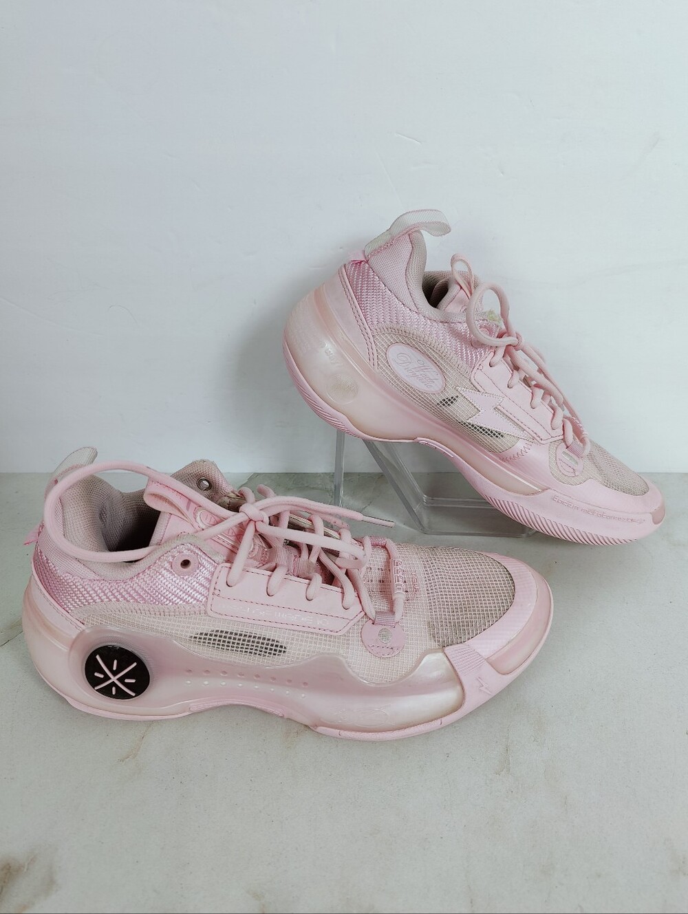 Li-Ning Men's Way of Wade 10 Low Cherry Blossom Basketball Sneakers, Sz 7.5
